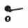 Дверные ручки CROMA IRUS MP24 (AL6 черный) комплект ET