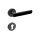 Дверные ручки CROMA SERA MP24 (AL6/AL6 черный матовый/черный) комплект ET