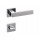 Дверные ручки CROMA ZERA-S MP02 (CP хром) комплект WC