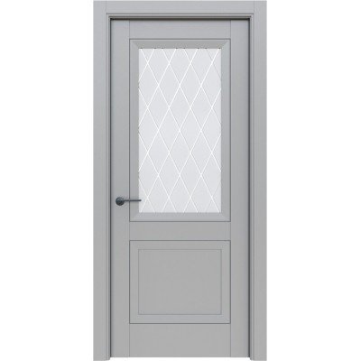 Межкомнатная дверь Эльпорта Классико-83 White Crystal (полипропилен)