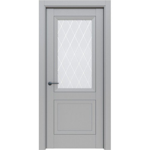 Межкомнатная дверь Эльпорта Классико-93 Nardo Grey White Crystal