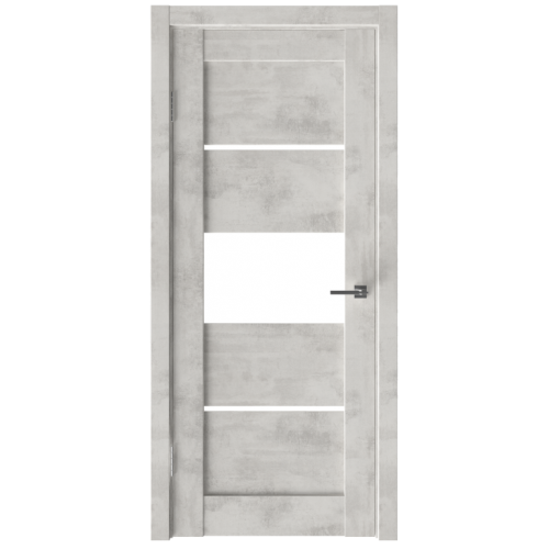 Межкомнатная дверь Istok Doors Горизонталь-3 ДЧ бетон снежный