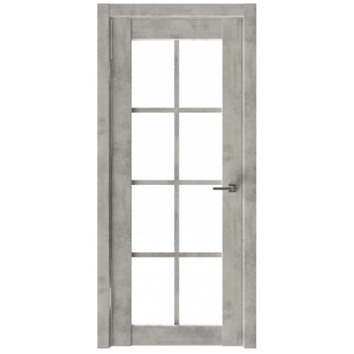 Межкомнатная дверь Istok Doors Вега-4 ДЧ бетон серый