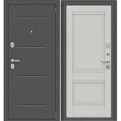 Входные двери Эльпорта Porta R 104.K42 Антик Серебро/Nardo Grey
